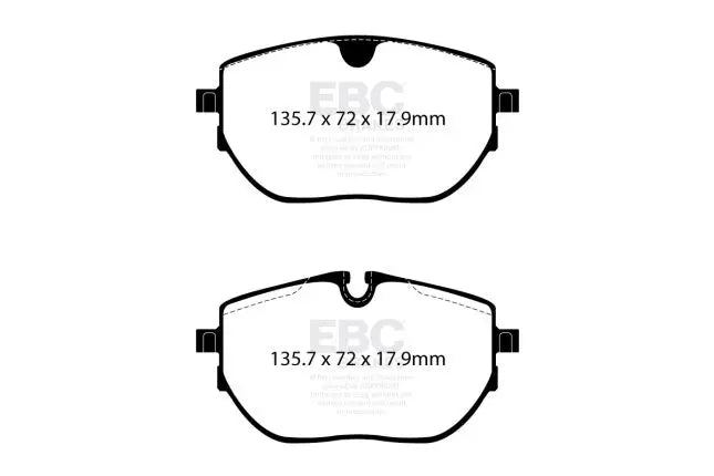 EBC - DP42443R - EBC Yellowstuff Brake Pads; Rear