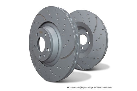 EBC - GD1877 - EBC GD lohk- ja soontega pidurikettad; ees