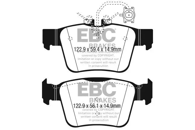 EBC - DP52315NDX - EBC Bluestuff Brake Pads; Rear