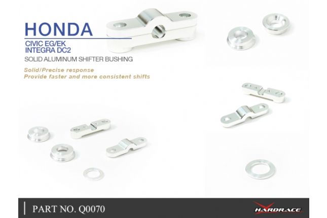 Hardrace - Solid Aluminum Shifter Bushing Honda Civic, Crx, Integra