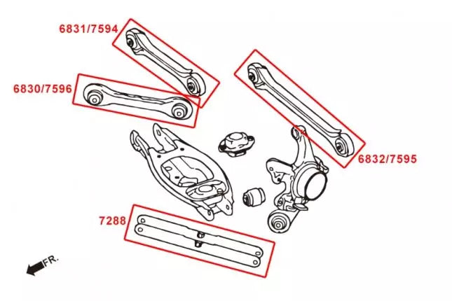 Rear Upper Arm Bmw 1 Series, 3 Series, X1