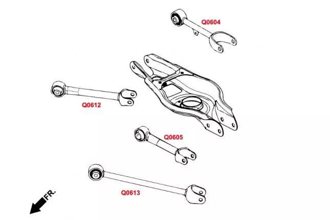 Rear Trailing Arm Tesla Model 3