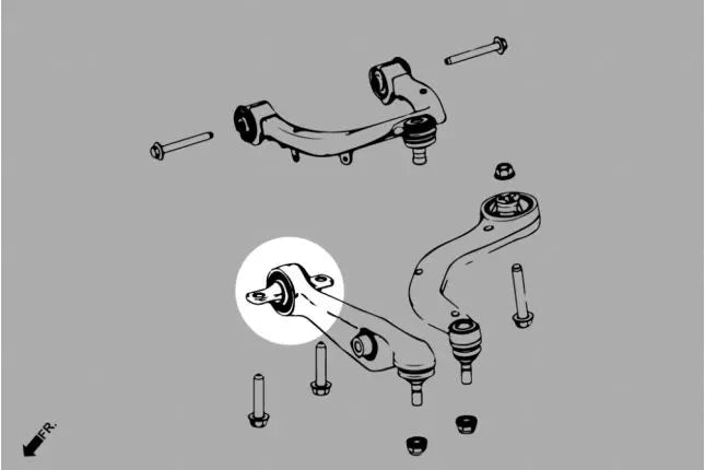 Front Lower Front Arm Bushing - Inner Tesla Model 3, Model y