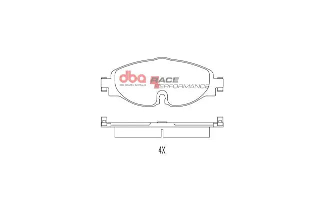 DBA - DB2383RP - DBA Racing Performance Brake Pads; Front