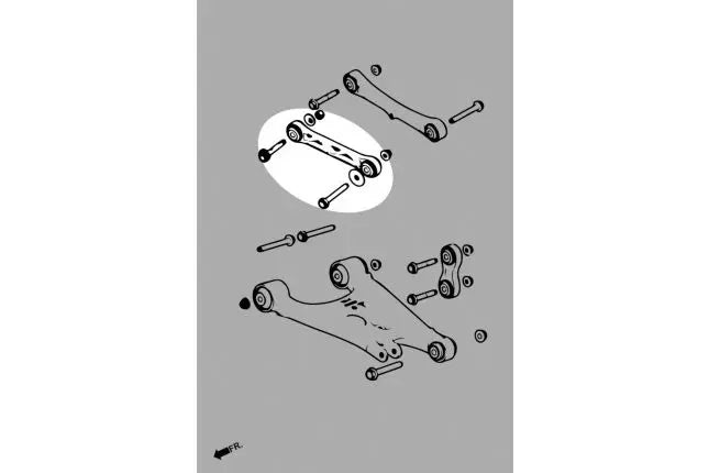 Hardrace - Rear Toe Kit Tesla Model s, Model x