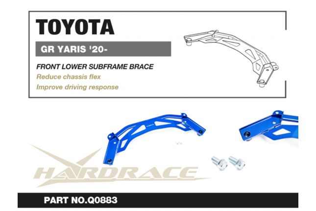 Hardrace - Front Subframe Brace Toyota Yaris / vitz