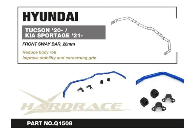 Hardrace - Front Sway Bar Hyundai Tucson, Kia Sportage