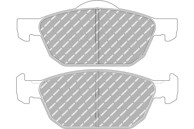 Ferodo - FER-FCP4868H - Ferodo DS2500 Brake Pads; Front