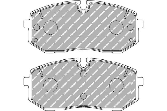 Ferodo - FER-FCP5508H - Ferodo DS2500 Brake Pads; Front