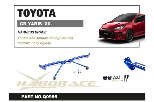 Hardrace - tagumise vedrustuse/juhtmestiku tugijalg Toyota Yaris / Vitz