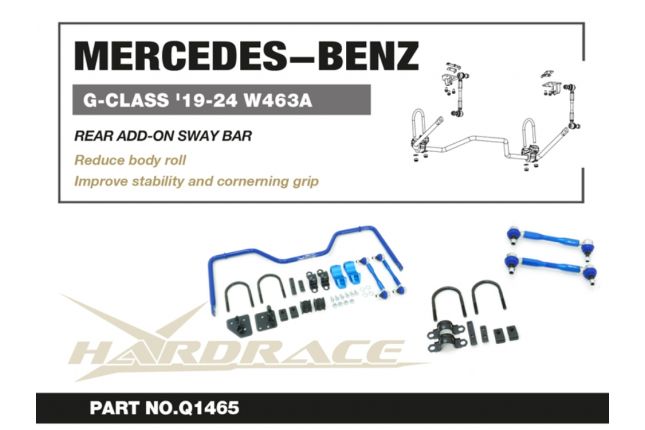 Hardrace - tagumine lisastabilisaator Mercedes-benz G-klass