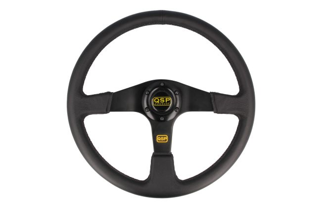 QSP - sports steering wheel leather - 380 mm - flat
