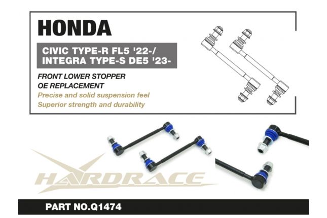 Hardrace - Front Lower Stopper Link Honda Civic