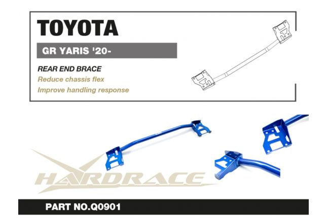 Hardrace - Rear End Brace Toyota Yaris / vitz