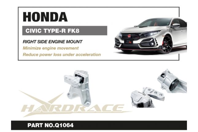 Hardrace - Honda Civic parempoolne mootorikinnitus
