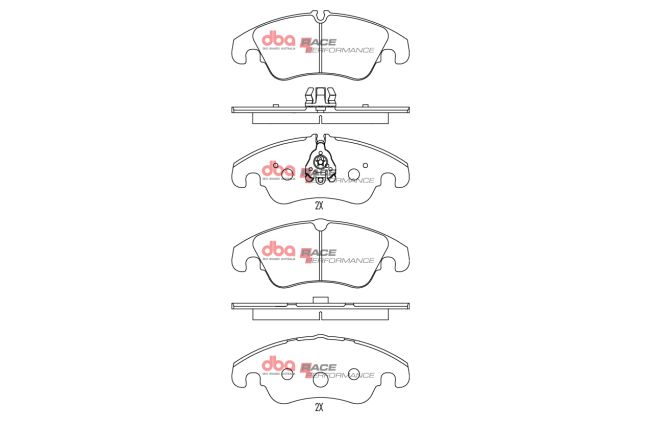 DBA - DB2186RP - DBA Racing Performance Brake Pads; Front