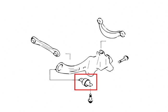 Hardrace - Rear Trailing Arm Bushing Ford, Mazda, Volvo