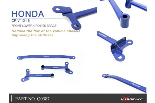 Hardrace - Front Lower 4 Points Brace Honda CR-V