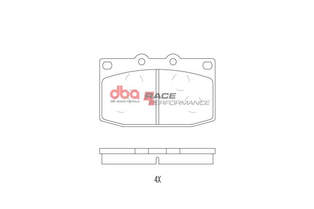DBA - DB416RP - DBA Racing Performance Brake Pads; Front