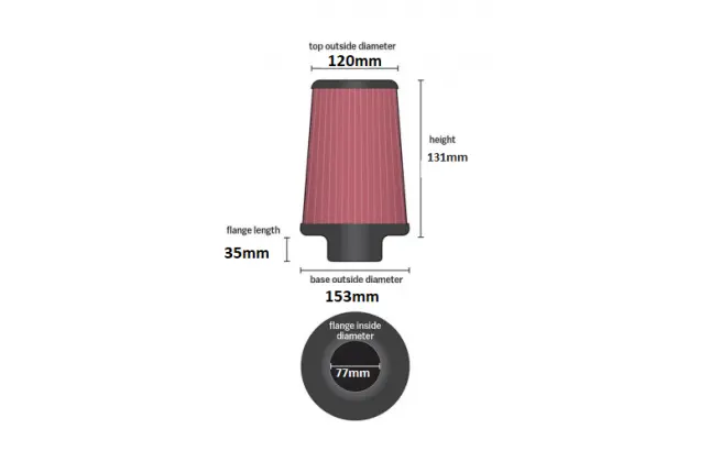 APP Air Filter 77mm