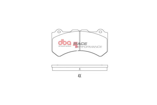 DBA - DB2375RP - DBA Racing Performance Brake Pads; Front
