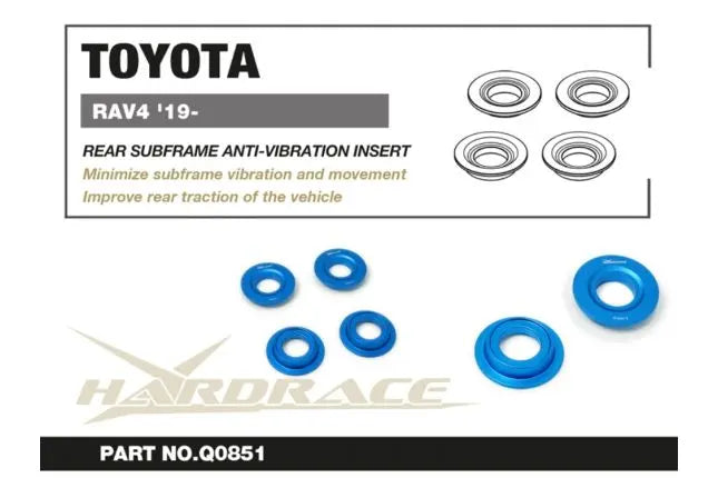 Hardrace - tagumise alusraami vibratsioonisummutusdetail Toyota RAV4-le