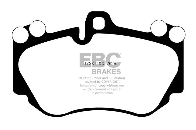 EBC - DP51905NDX - EBC Bluestuff Brake Pads; Front