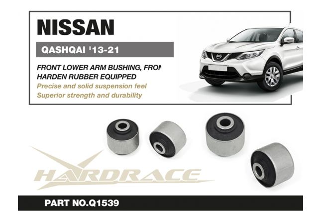 Hardrace - Front Lower Arm Bushing - Front Nissan Qashqai