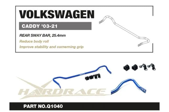 Hardrace - Rear Sway Bar Volkswagen Caddy