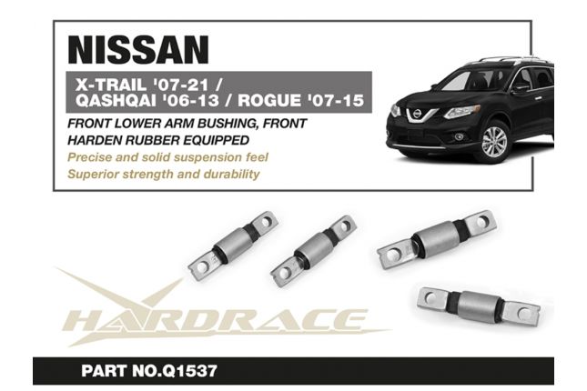 Hardrace - Front Lower Arm Bushing - Front Nissan Rogue, X-trail, Qashqai