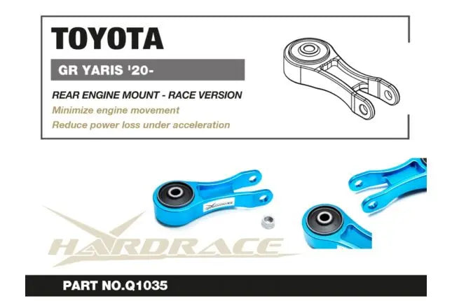 Hardrace - Toyota Yaris / Vitz tagumine mootorikinnitus
