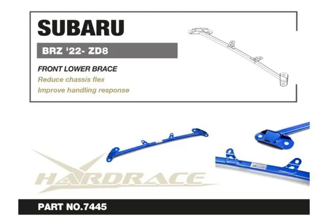 Hardrace - esiosa alumine tugivarras Subaru BRZ, Toyota 86, Scion FR-S