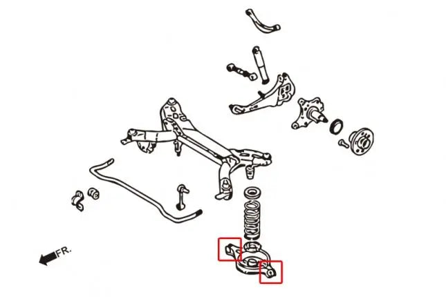 Hardrace - Rear Lower Arm Bushing Mazda 6