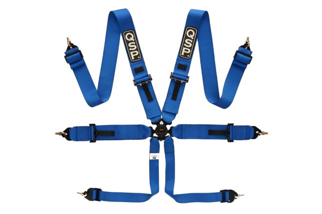 QSP - 6-point safety harness Pro Plus FIA - Blue