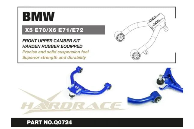 Hardrace - Front Upper Camber Kit Bmw X5, X6