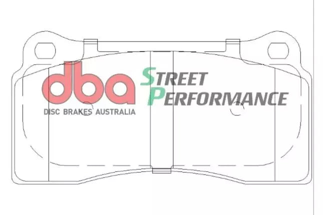 DBA Street Performance Brake Pads; Front