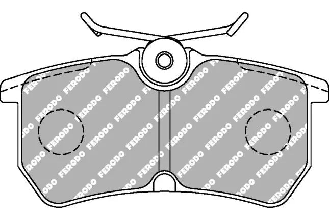 FER-FCP1319H - Ferodo DS2500 Brake Pads; Rear