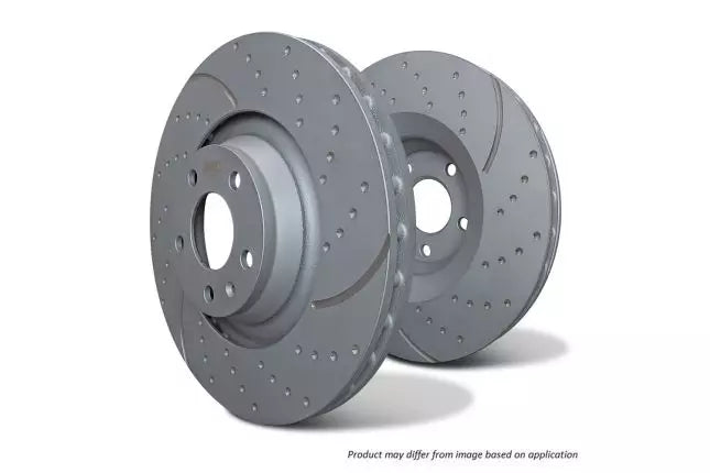 EBC GD Dimpled & Slotted Brake Discs; Rear
