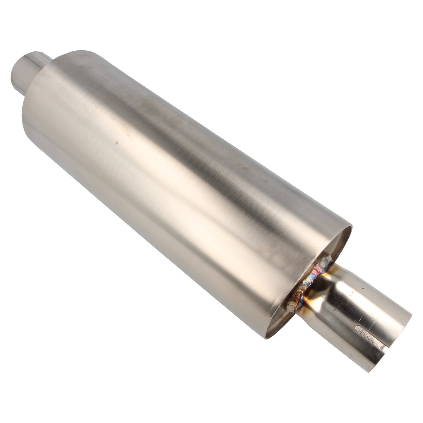 QSP - Stainless Steel Exhaust Silencer Round - 50.8mm - 2.0 inch