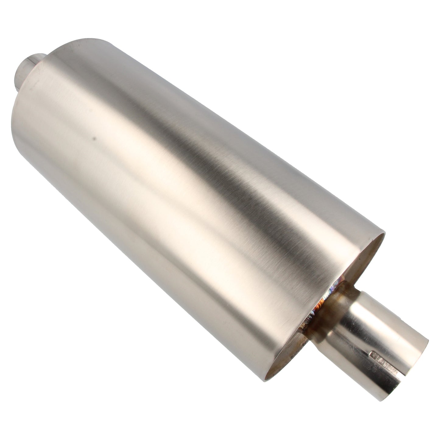 QSP - Stainless Steel Exhaust Silencer Round - 63.5mm - 2.5 inch