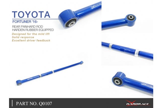 Hardrace - Toyota Fortuner tagumine Panhard Rod