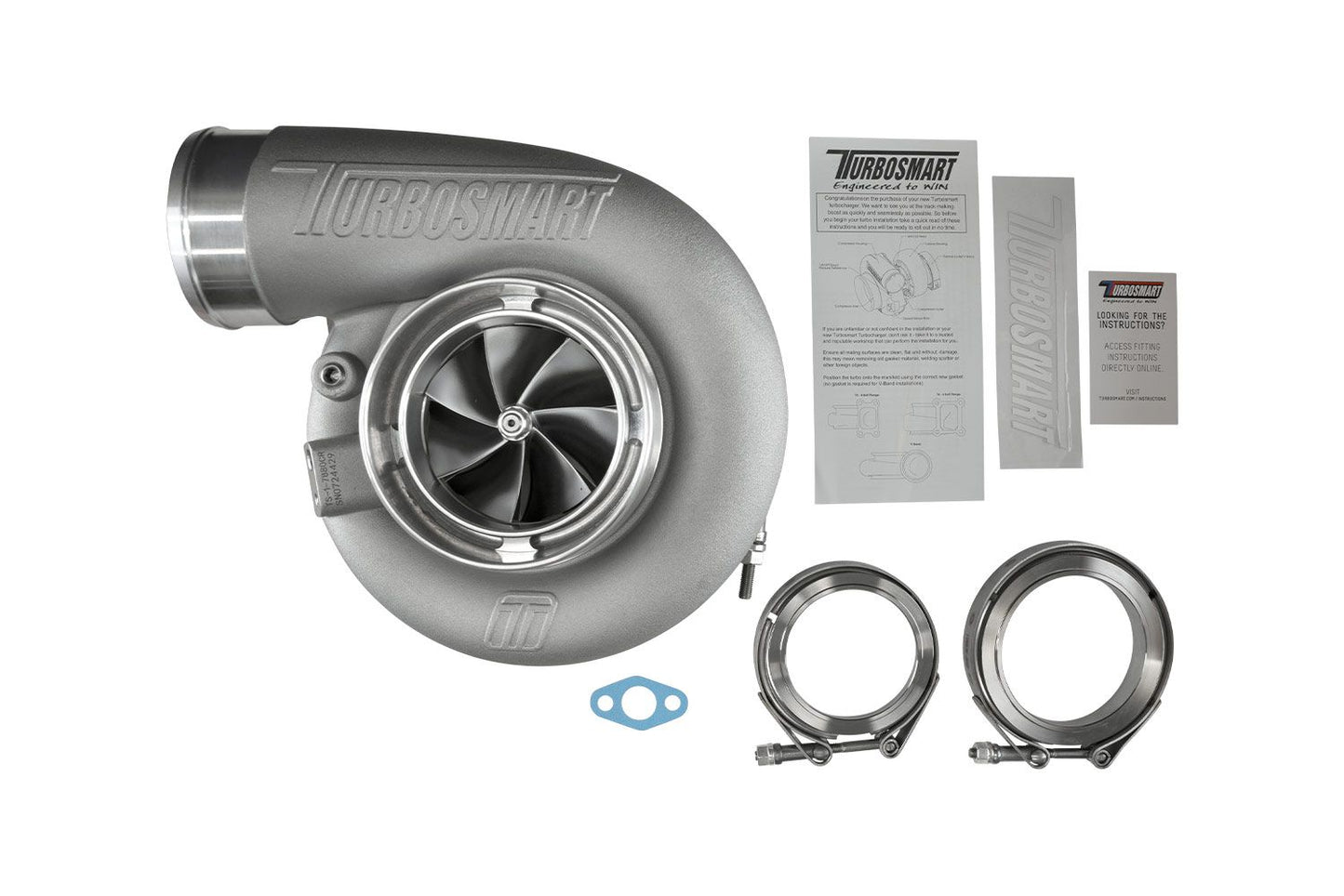 Turbosmart - TS-1 Turbocharger 7880 V-Band Reverse Rotation 0.96AR Externally Wastegated - TS-1-7880C-VR096E