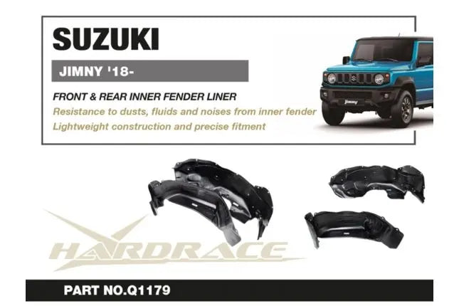 Hardrace - Front & Rear Inner Fender Liner Suzuki Jimny