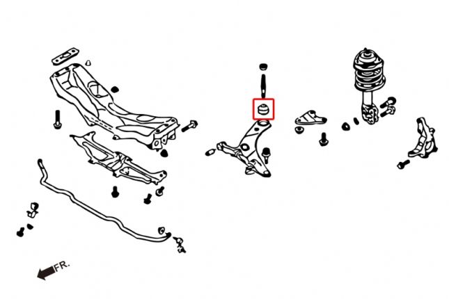Hardrace – esisilla õõtshoova puks – suur Subaru Legacy/Outback