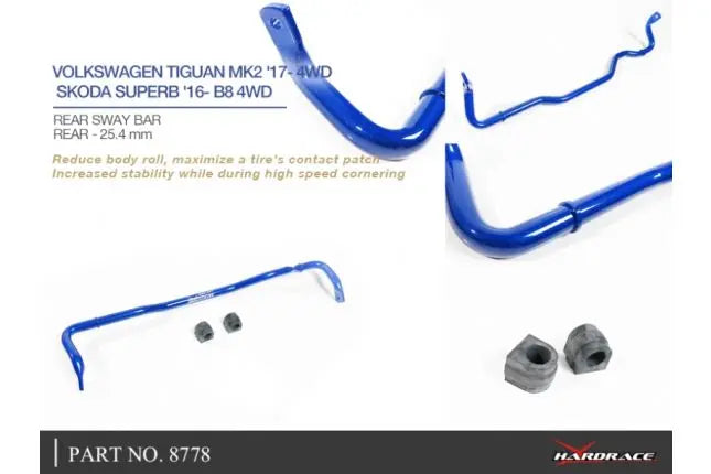 Rear Sway Bar Skoda, Volkswagen
