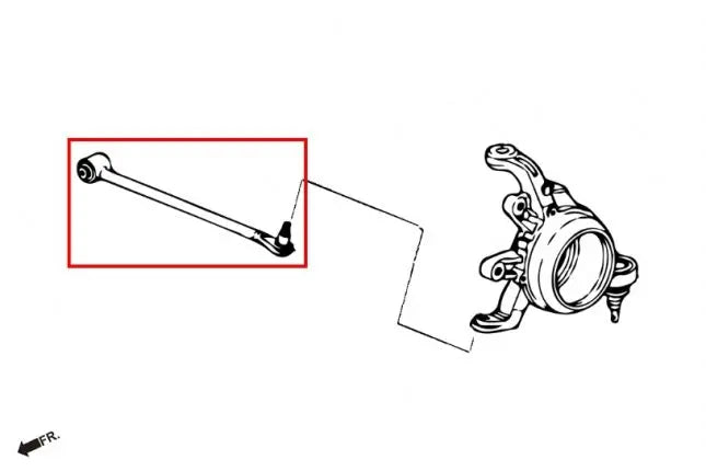 Hardrace - Rear Toe Control Arm Honda S2000