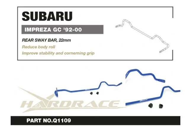 Hardrace – tagumine õõtsvarras Subaru Impreza