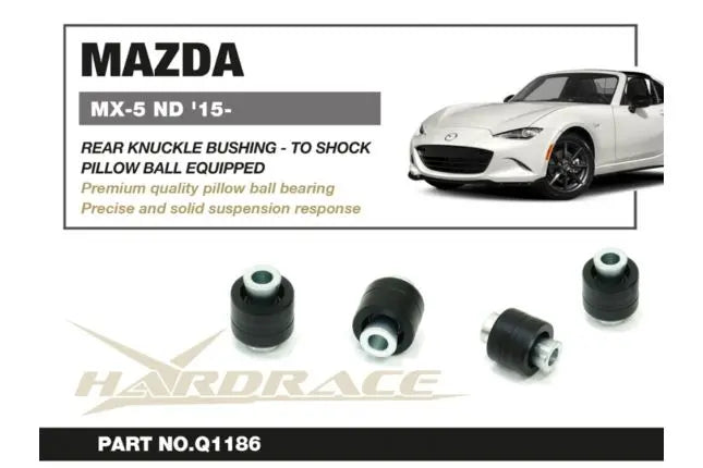 Hardrace - tagumine käändmiku puks - ühendamiseks amortisaatoritega Mazda MX-5 MIATA