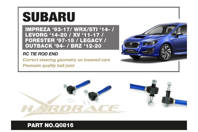 Hardrace - Rc Tie Rod End Scion, Subaru, Toyota