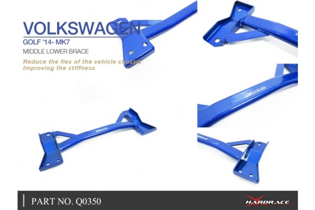 Hardrace - Middle Lower Brace Skoda Kodiaq, Volkswagen Golf